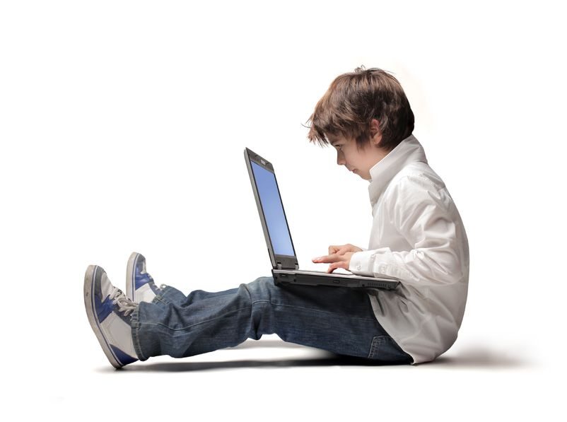 Kid with Laptop