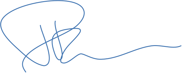 Pete's signature