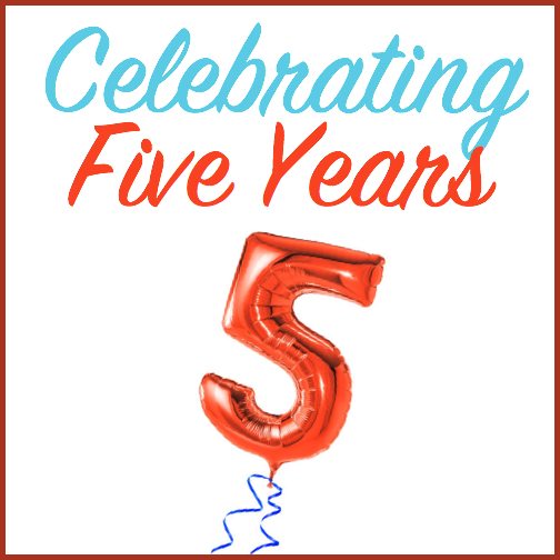 |Celebrating Five YEars header