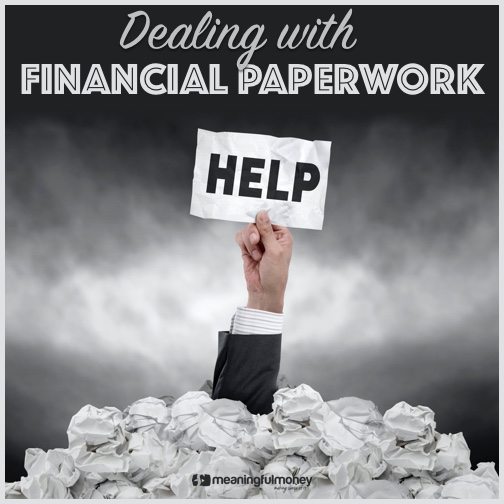 Dealign with financial paperwork