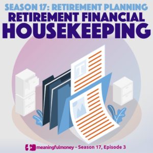 Financial Housekeeping in Retirement