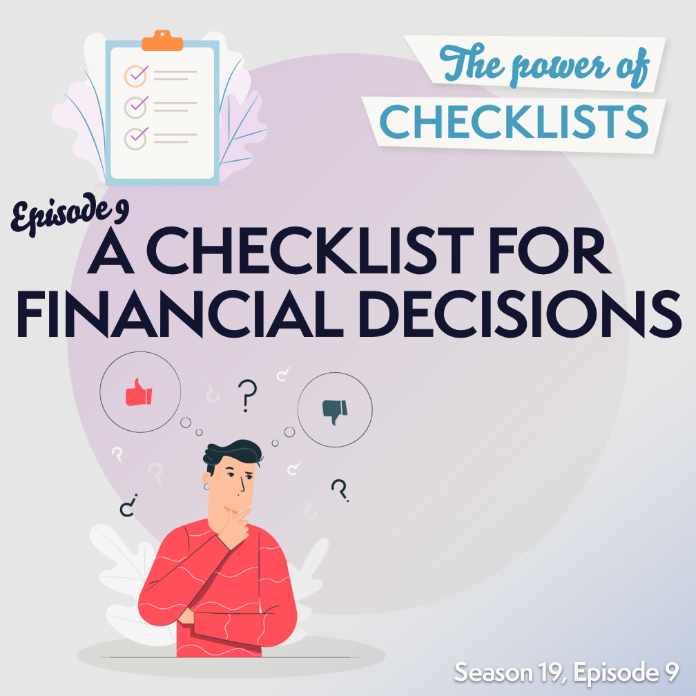 A Checklist For Financial Decisions